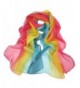 Aven Women Charming Georgette Rainbow in Fashion Scarves
