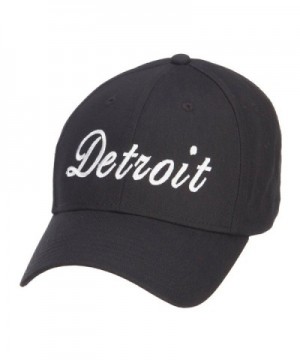 E4hats City Detroit Embroidered Cotton