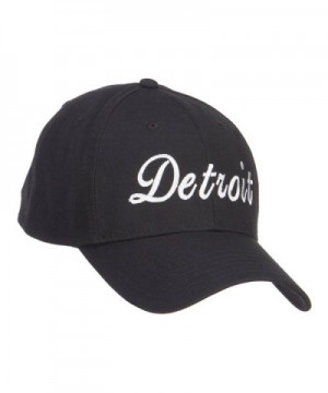 E4hats City Detroit Embroidered Cotton in Men's Baseball Caps