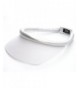 Take Two Women's Square Brim Visor w/Velcro Closure - White/Silver - CY11I34AR95