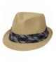 Classic Summertime Fedora for Men and Women (Natural Color) - C911D8DTRG1