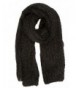 Sakkas Grecia Women's Solid Long Extra Soft Textured Winter Scarf - Black - CQ124LZ943Z