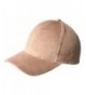 D&Y Women's Solid Velvet Baseball Cap- Mauve- One Size - CA186ESMZGH