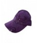 Purple Floral Sequin Cap - CS113X3FCW9