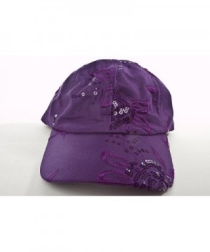 Florida Hat Company Purple Floral