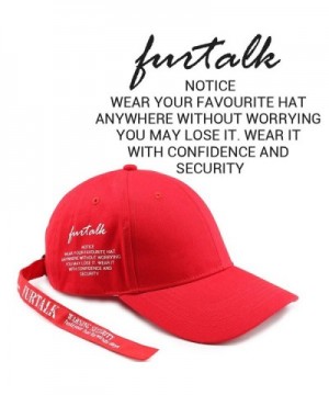 FURTALK Embroidery Caution Baseball Adjustable