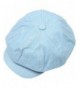 N237 Washing Denim Stitch Design Sexy Newsboy Cap Cabbie Golf Gatsby Driving Hat - Skyblue - C3124AQXQK1