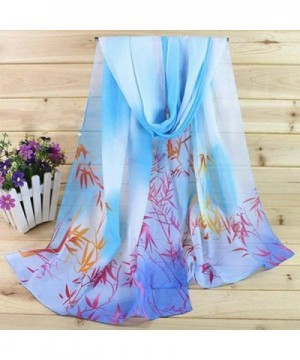 Misaky Womens Chiffon Scarves Z_Blue