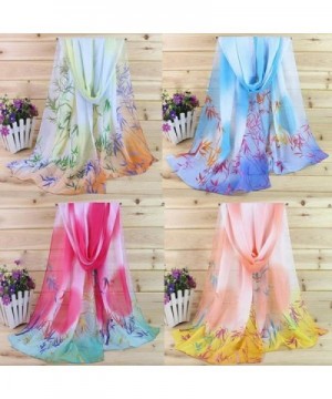 Misaky Womens Chiffon Scarves Z_Blue in Fashion Scarves