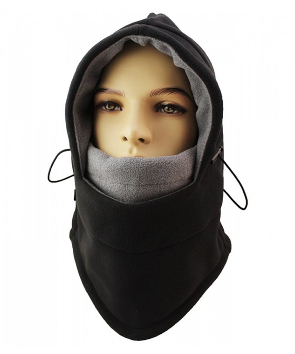 Balaclavas Hat Double Layers Thicken Caps Winter Warm Fleece Ski Face ...