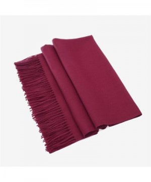 Large Silky Pashmina Fringes Colors in Fashion Scarves