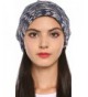 Ababalaya Women's Soft Breathable Silk Floral Print Turban Chemo Beanie Nightcap - Gray - CU182WUG5IG