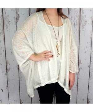 Womens Solid Jersey Cardigan Kimono