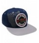 Leader Top Level Great Cities California Republic Embroidered Flat Bill Snapback Cap Hat - Navy Grey - CC17YRUG77G