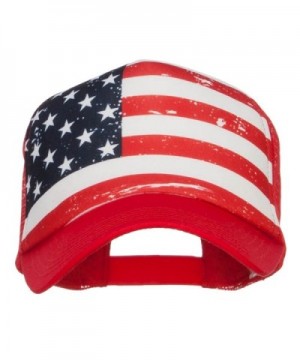 MG USA Flag Foam Trucker Cap - Red - CY12NU8V4XD