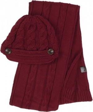 EHATES870VB Sakkas 2 piece Knitted Burgandy