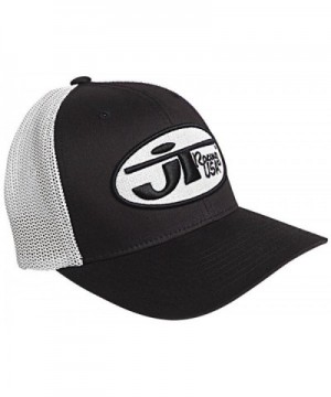 JT Racing USA Hat with Oval Logo (Black/White- Large/X-Large) - Black/White - CK1176EIMI7
