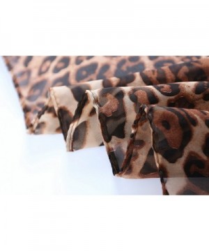 DAPENG Women Chiffon Printed Leopard