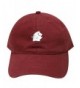 City Hunter C104 Cute Cat Cotton Baseball Dad Cap 25 Colors - Burgundy - C2183OE386E