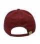 HUNTER Cotton Baseball Colors Burgundy in Women's Baseball Caps