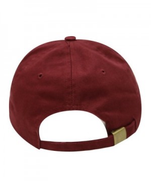 HUNTER Cotton Baseball Colors Burgundy in Women's Baseball Caps