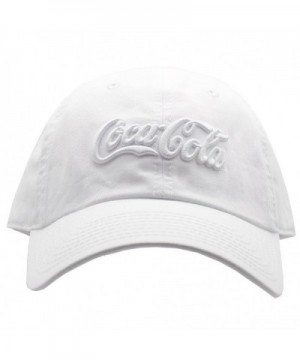 American Needle X Coca-Cola Tonal Wash Raglan Hat in White - C717YKEYM74