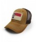State Legacy Revival North Carolina Flag Trucker Hat- Structured- Tobacco Brown - CC12NZTFM20