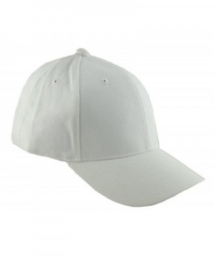 Decky Fitted Baseball Cap 7 5/8 (12 Colors) - White - CX11UF02HJJ