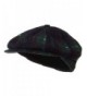 Fleece Winter Newsboy Hat - Green Plaid - C4116MT0HTT