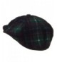 Fleece Winter Newsboy Hat Green