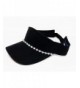 Black Sun Visor Single Rhinestone