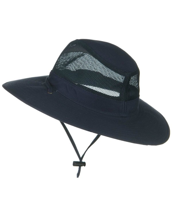 Solarweave Safari UPF 50+ Sun Hat Dorfman Pacific CoolMax Fabric Hiking SPF Tilly - Navy - CT114EILVH7