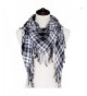 100% Cotton Tactical Military Shemagh Premium Arabic Desert Keffiyeh Scarf Wrap - White Black - CF1882C5G98