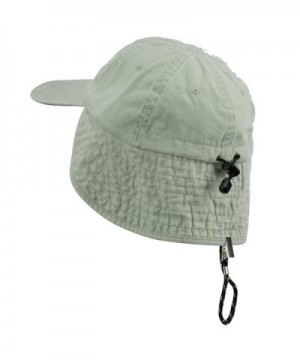 Washed Cotton Flap Hat Putty OSFM