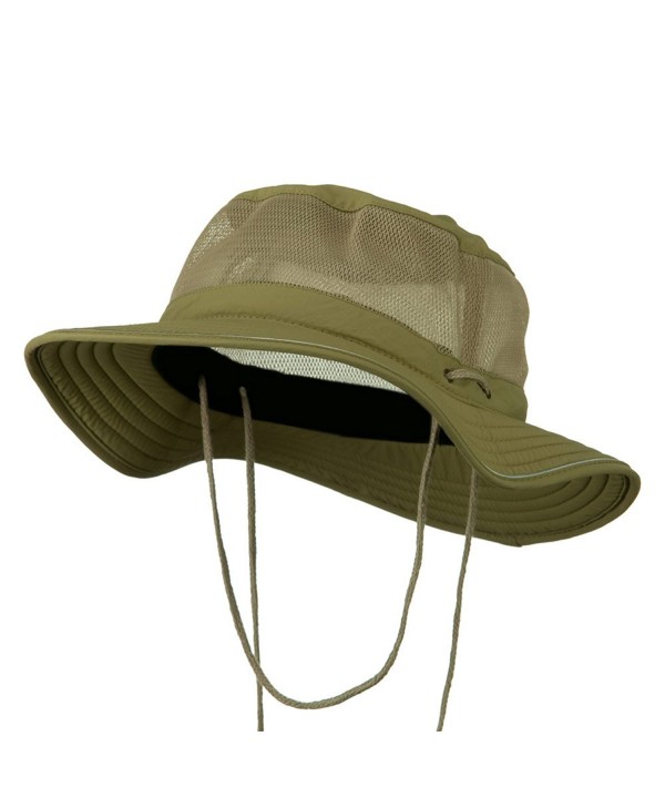 Big Size Mesh Bucket Hat Talson UV - Khaki (For Big Head) - C711H0H6HJB