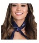 Matoen Women Fashion Bandana Scarf Square Head Scarf Female Bandanas Headwear - Navy - CW12LHAWL77