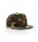 Plain Camo / Army Fitted Flat Peak Baseball Cap 7 1/2" - CG11678EZ61