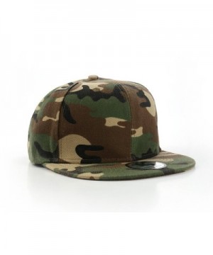 Plain Camo / Army Fitted Flat Peak Baseball Cap 7 1/2" - CG11678EZ61