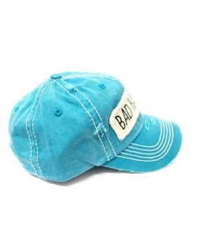 CAPS VINTAGE Turquoise Embroidery Distressed
