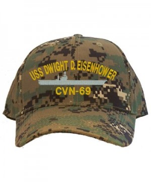 USS Dwight D. Eisenhower CVN-69 Embroidered Baseball Cap - Digital Camo - C911EUA5FIJ