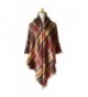 Womens Stylish Plaid Blanket Scarf