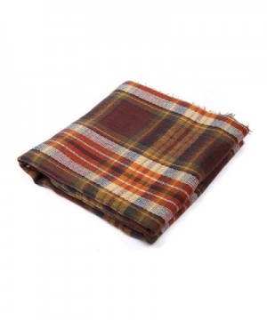 Blanket Square Scarves Tartan Checked in Cold Weather Scarves & Wraps