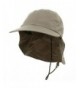 Microfiber Cap with Flap-Khaki - CS11174WXZF