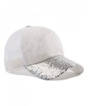 Qunson Womenss Flower Trucker Baseball