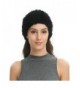 Ferand Women's Soft Real Rex Rabbit Fur Knitted Headband- Dual-use as Warm Snood Scarf for Winter - Black - CK188IT737E