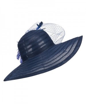 Lawliet Womens Kentucky Feather Wedding in Women's Sun Hats