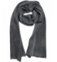 AN1225 Men's- Women's or Kids Basic Plain Knit Solid Color Scarf Muffler- Easy Neck Wrap - Gray - CE12MXEZMLM