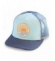 Sundance Beach Wavey Dayz Adjustable Trucker Hat Womens - Frost Blue - CJ12MALF6OA