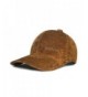 lethmik Baseball Cap Vintage Adjustable Unisex Suede Leather Hats With Snapback - Brown - CK128LBDDX7