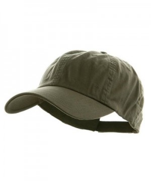 Mega Cap Low Profile Velcro Adjustable Cotton Twill Cap- Olive-One Size - CA1281GPPB5